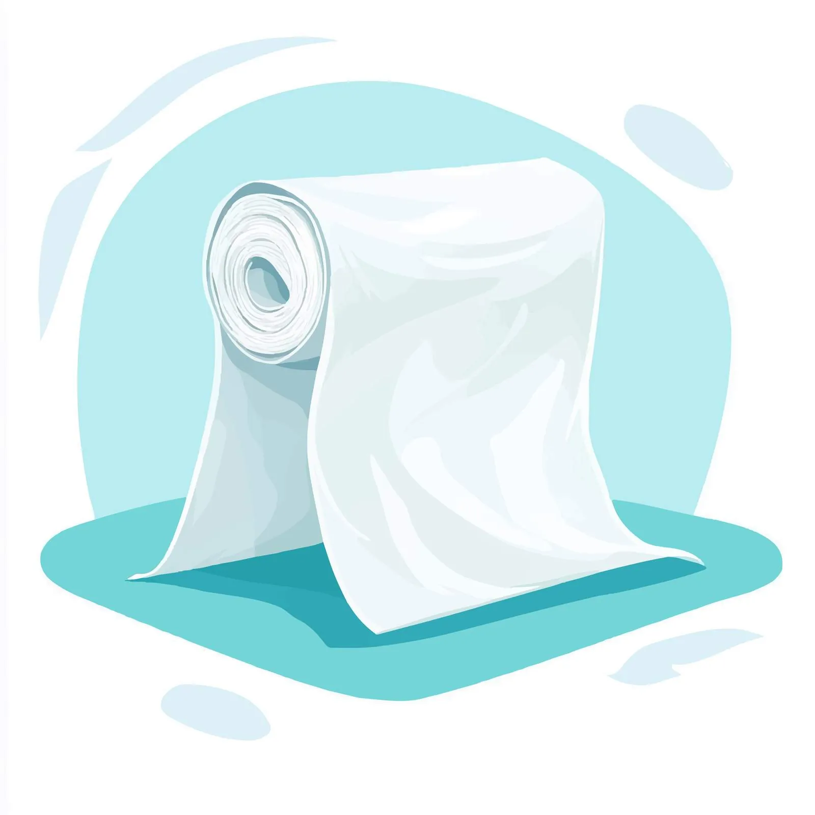 Cartoon Tissue Paper Vector Illustration on White Background — free download from Dotvec