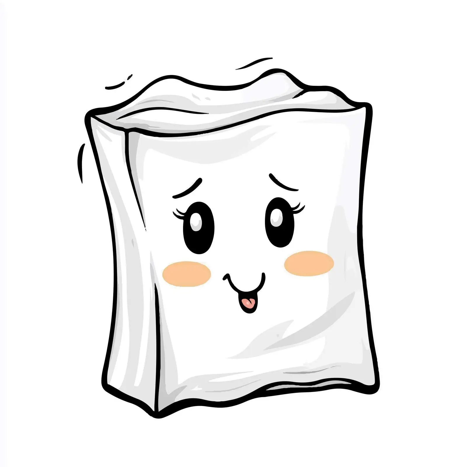Cartoon Vector of Tissue Paper Illustration — free download from Dotvec