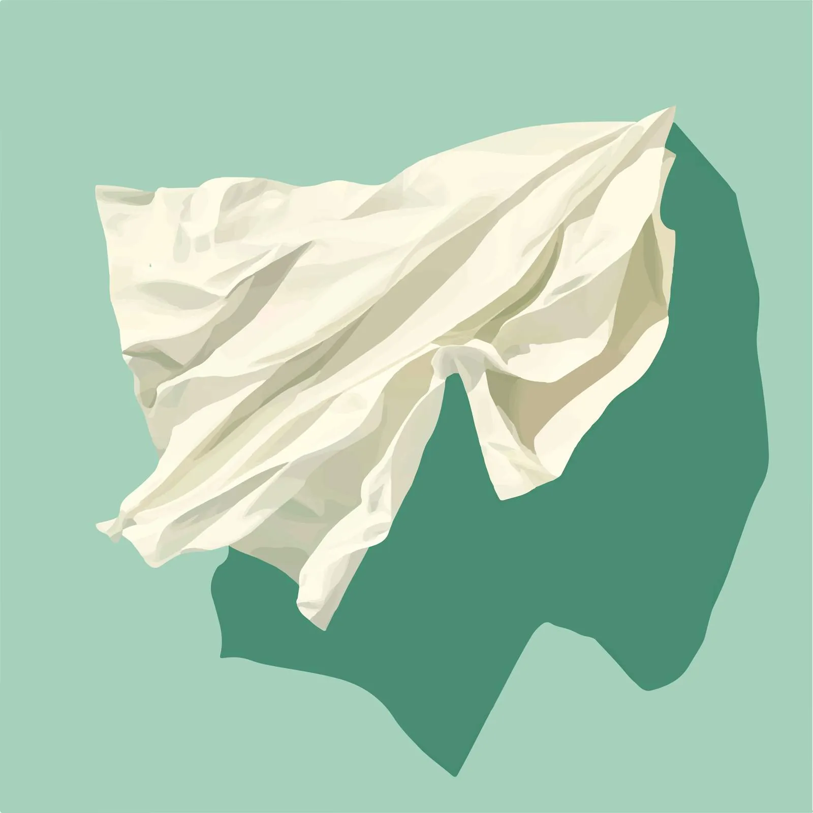 Flat Vector Illustration of Tissue Paper in Frame — free download from Dotvec