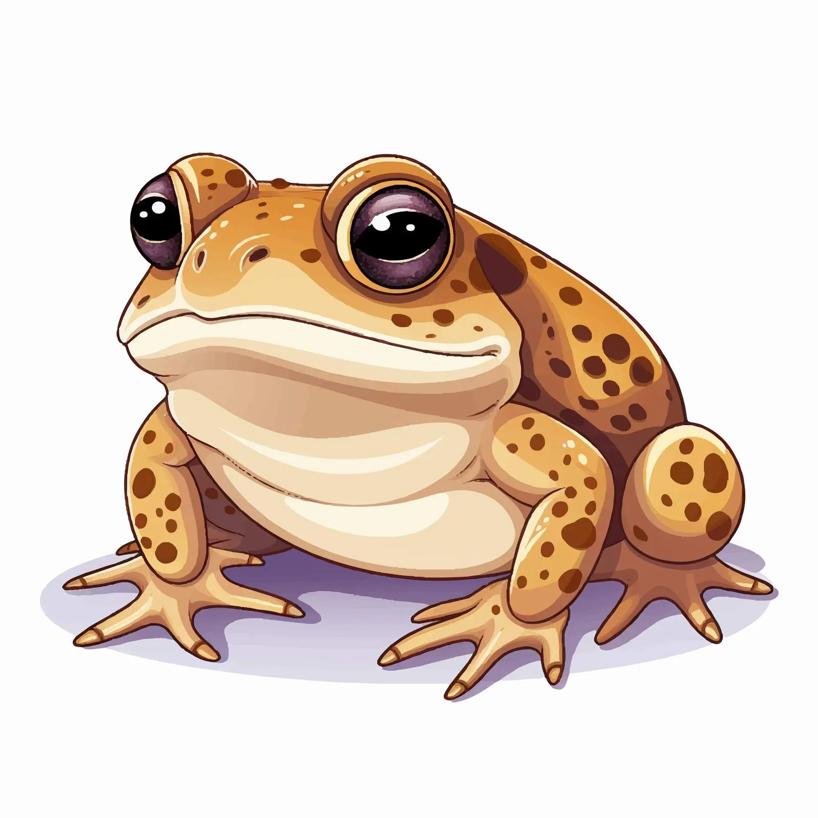Line Art Toad Vector Illustration on White Background — free download from Dotvec