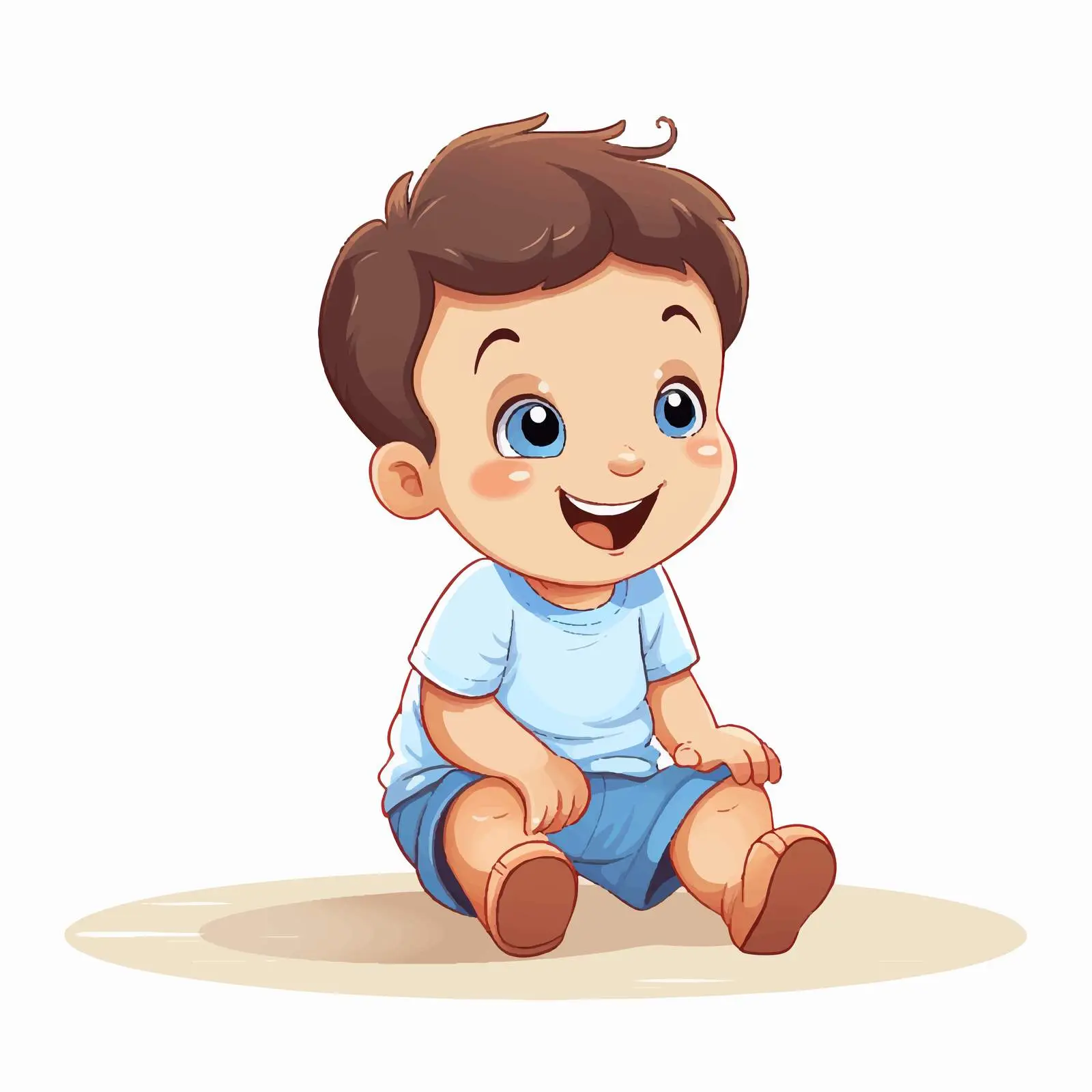 Happy Toddler Learning to Stand and Walk – free milestones image from Dotvec