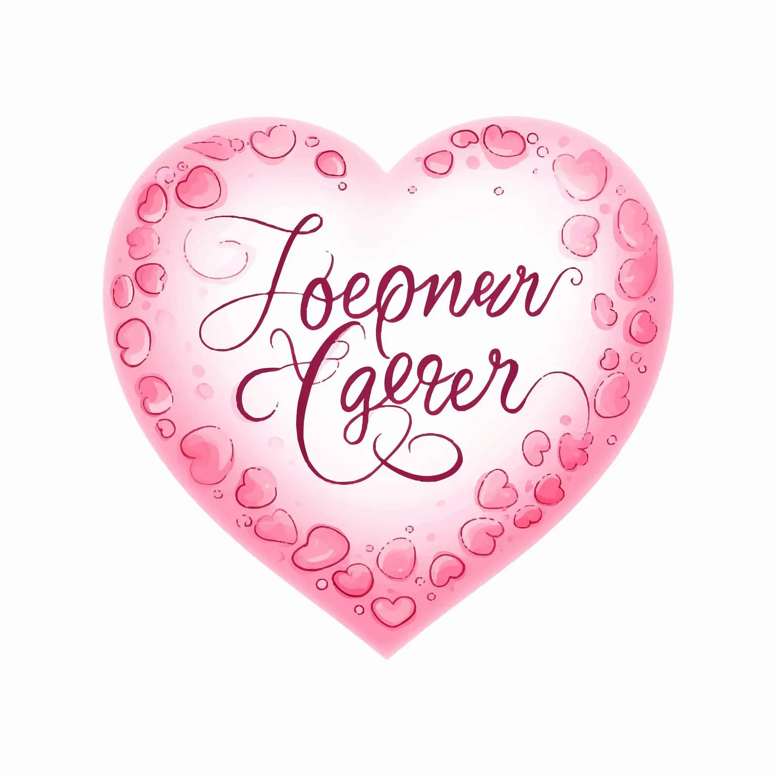 Together Forever Handwritten Inscription Vector — free download from Dotvec