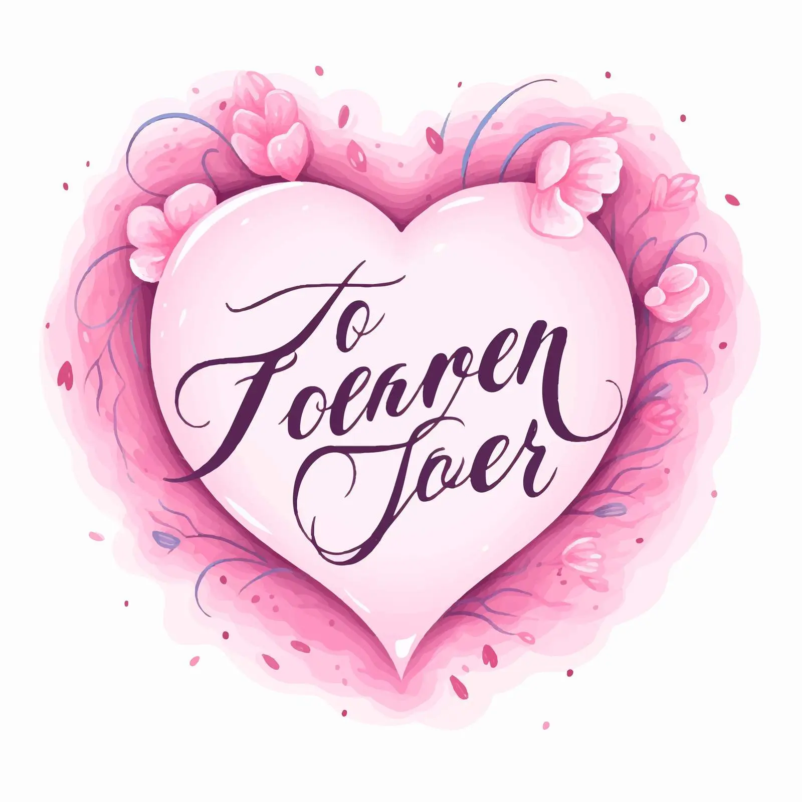 Together Forever Handwritten Inscription Vector — free download from Dotvec