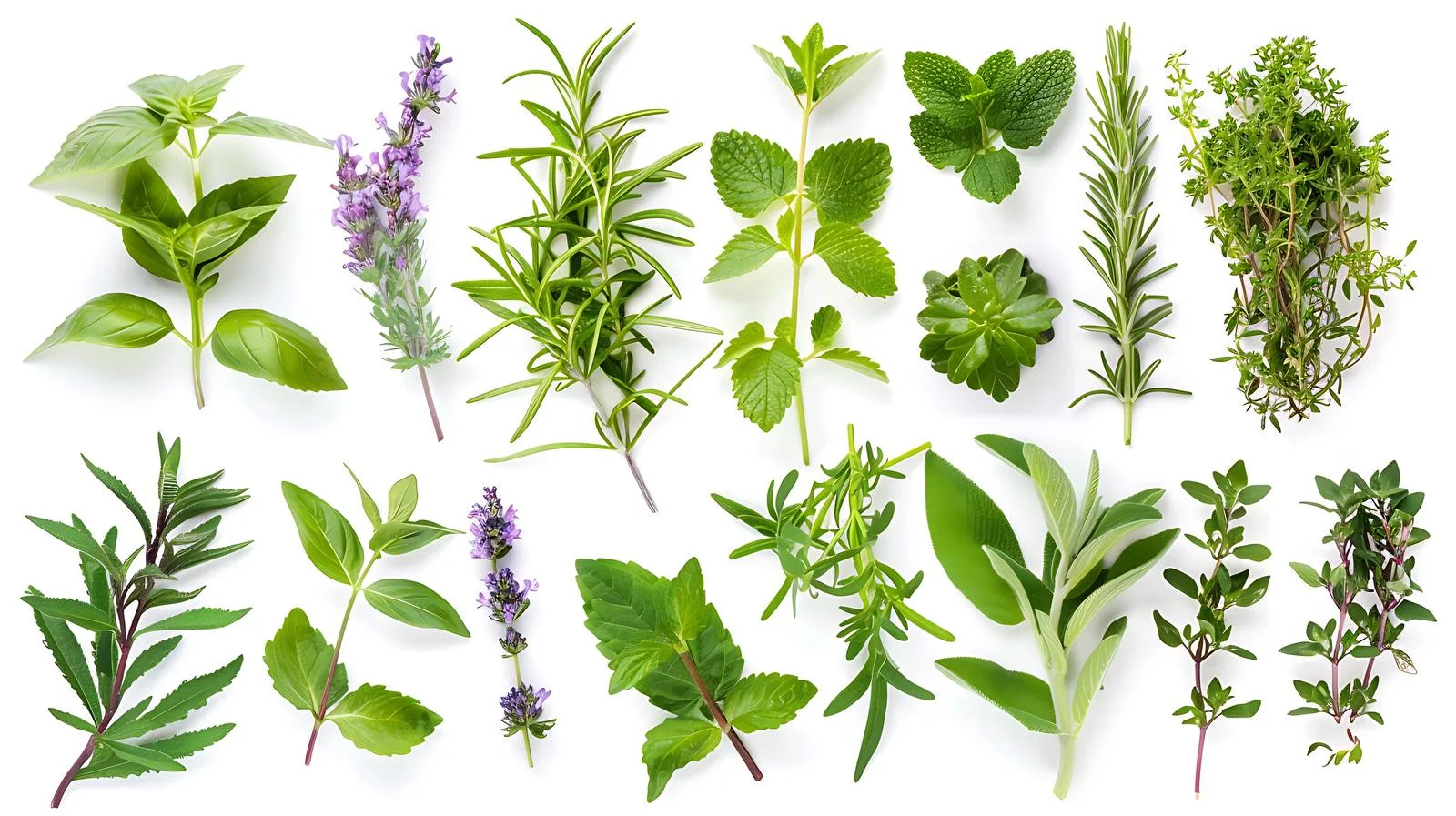 Pure Tonic Herbs on White Background — free download from Dotvec