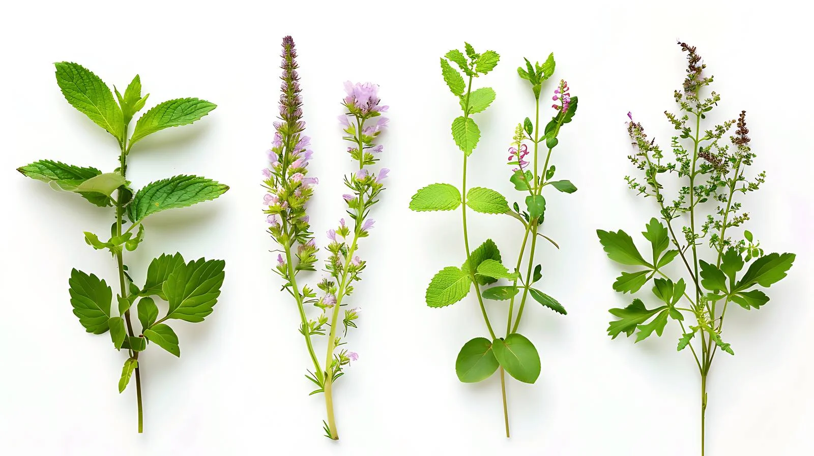 Tonic Herbs on White Background — free download from Dotvec
