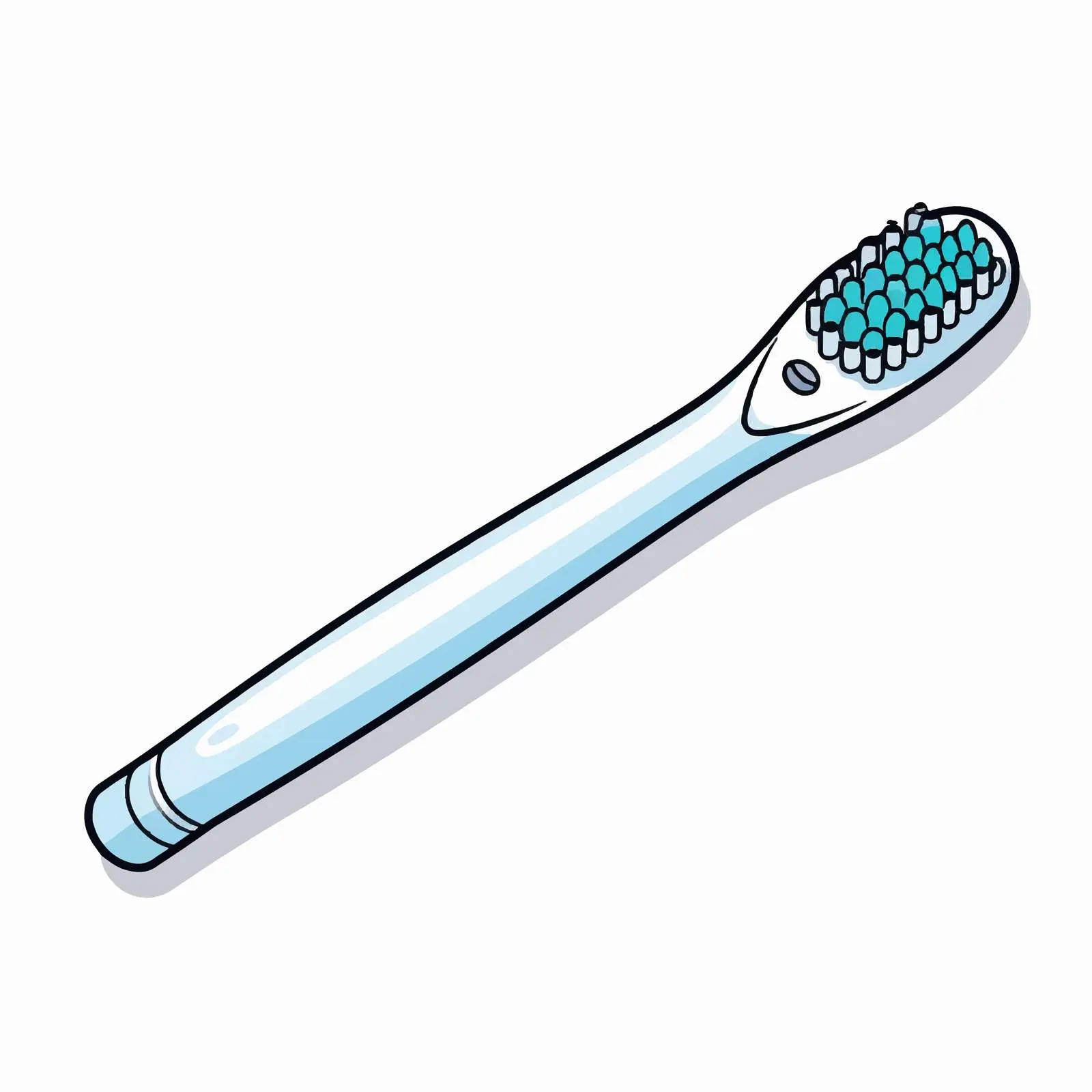 Tooth Brush Outline Vector Illustration — free download from Dotvec