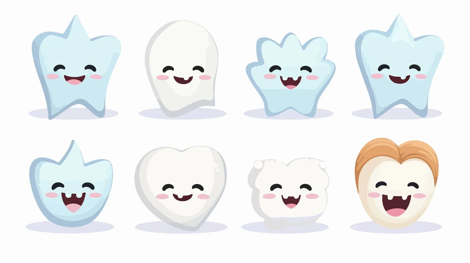 Cartoon Tooth Illustration — free download from Dotvec