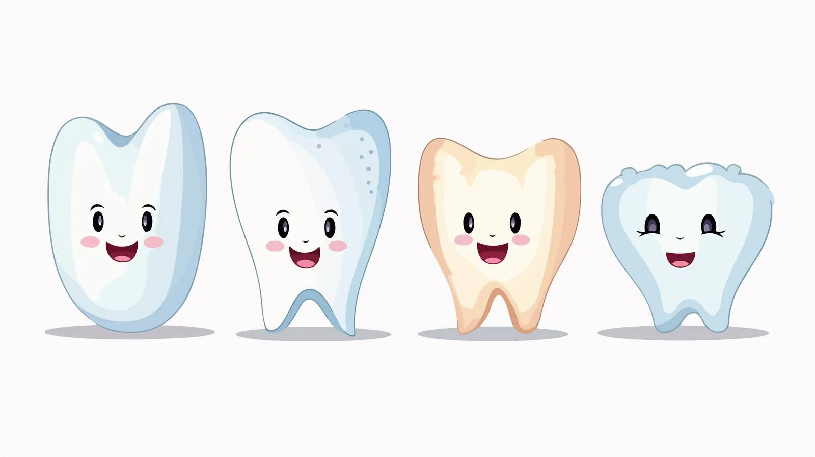 Quality Cartoon Tooth Vector Illustration — free download from Dotvec