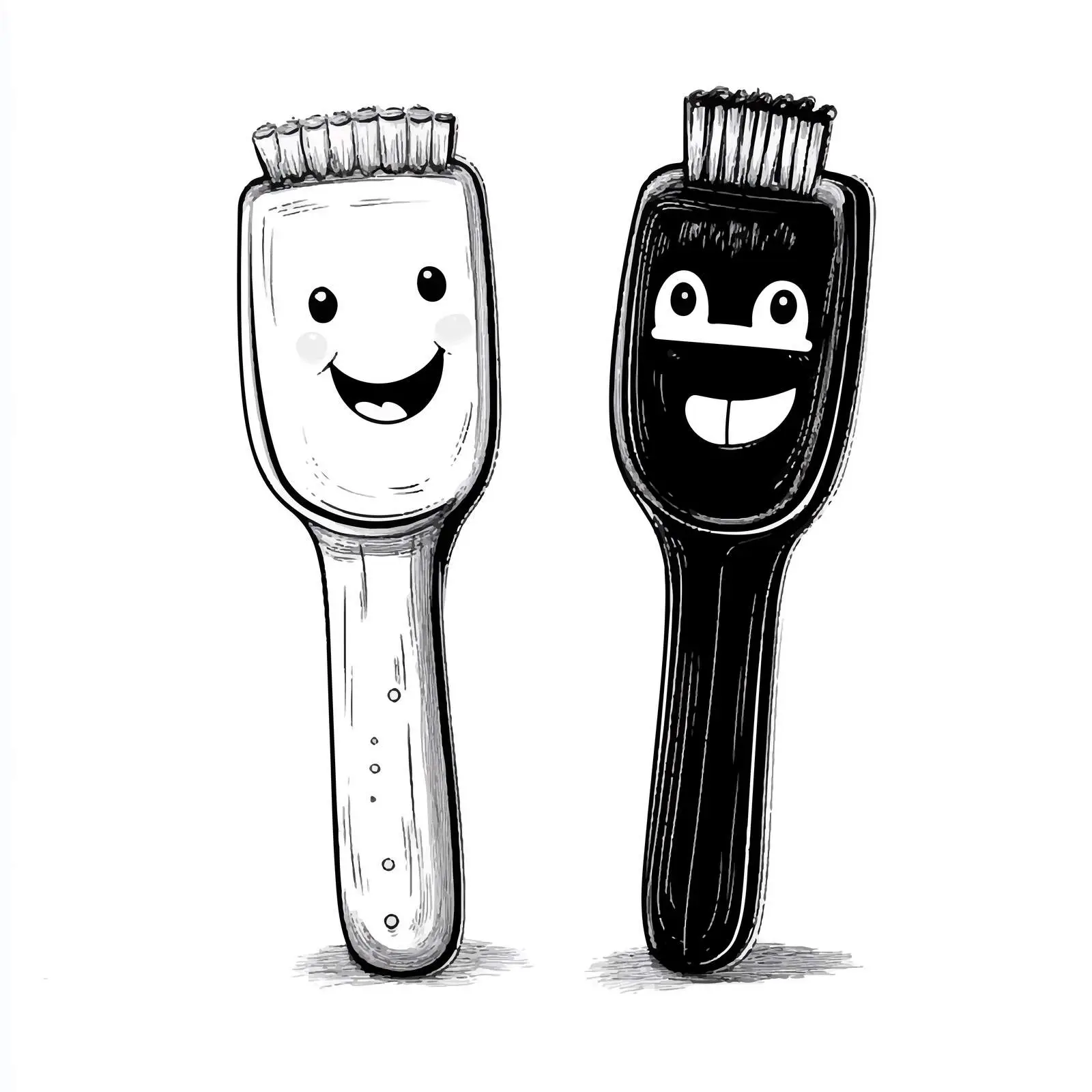 Cartoon Toothbrush and Toothpaste Vector Illustration — free download from Dotvec
