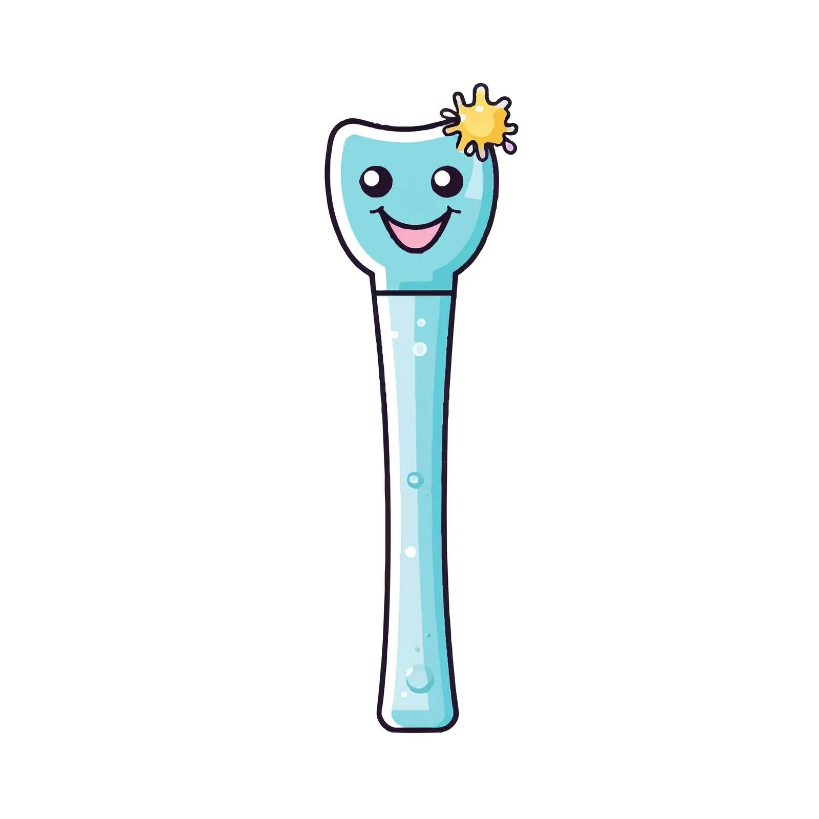Cartoon Toothbrush Vector Illustration for Design — free download from Dotvec