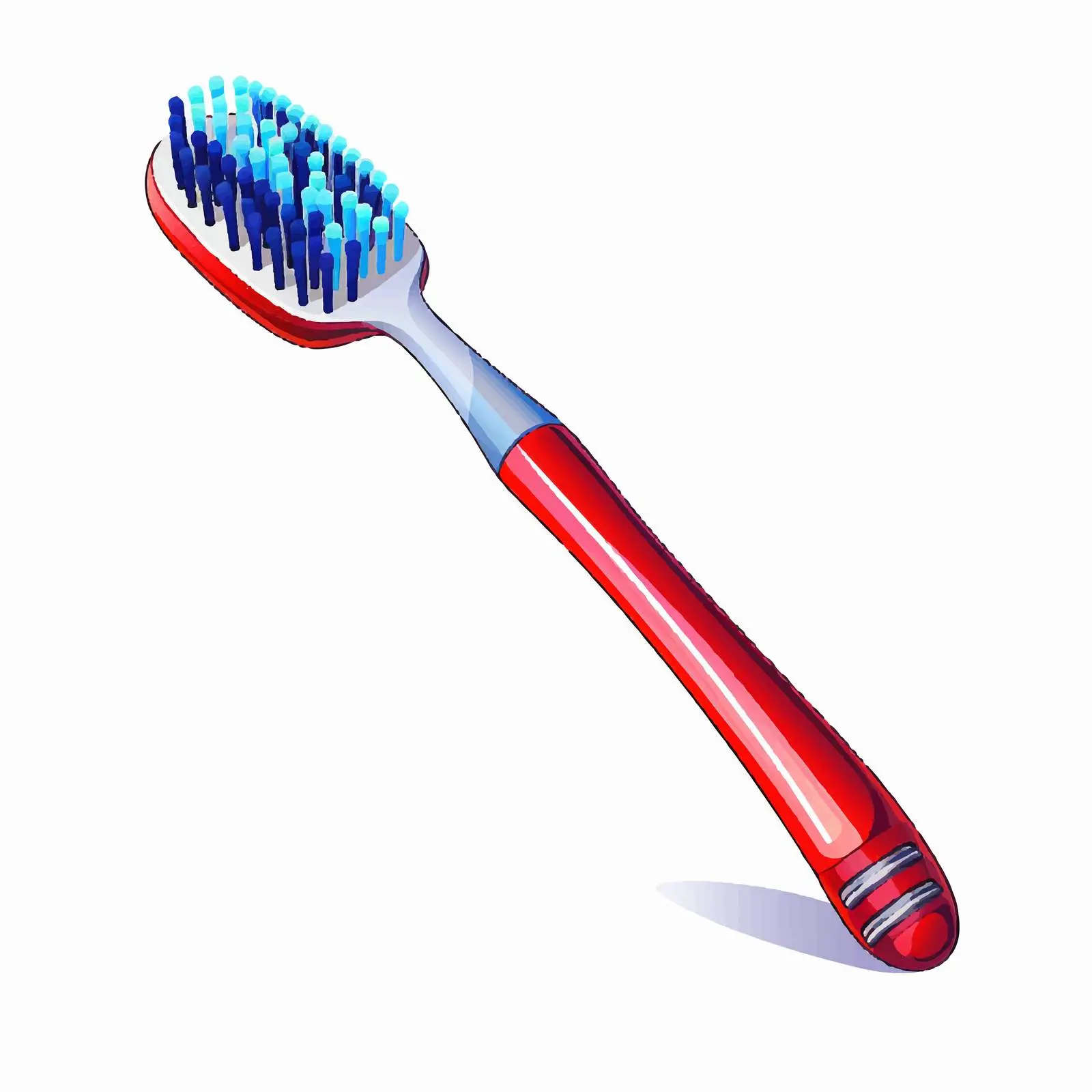 Toothbrush Illustration on White Background Vector — free download from Dotvec