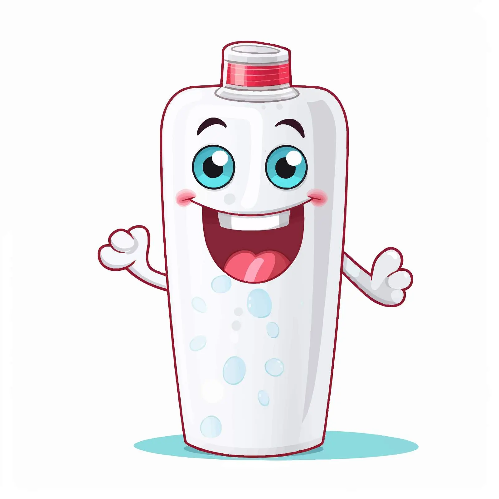 Cartoon Toothpaste Vector Illustration — free download from Dotvec