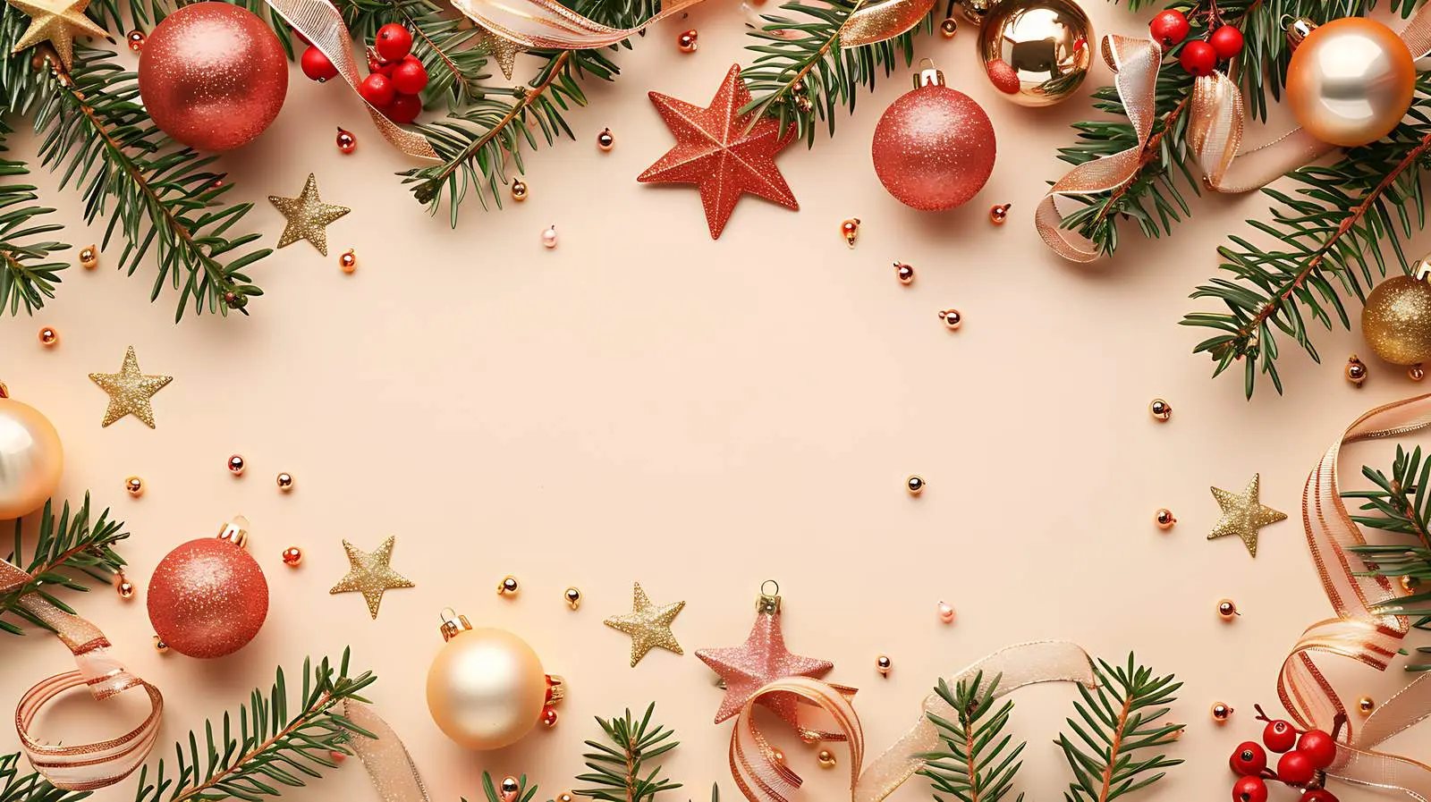 Elegant Holiday Baubles and Decorations Arrangement – free settings image from Dotvec