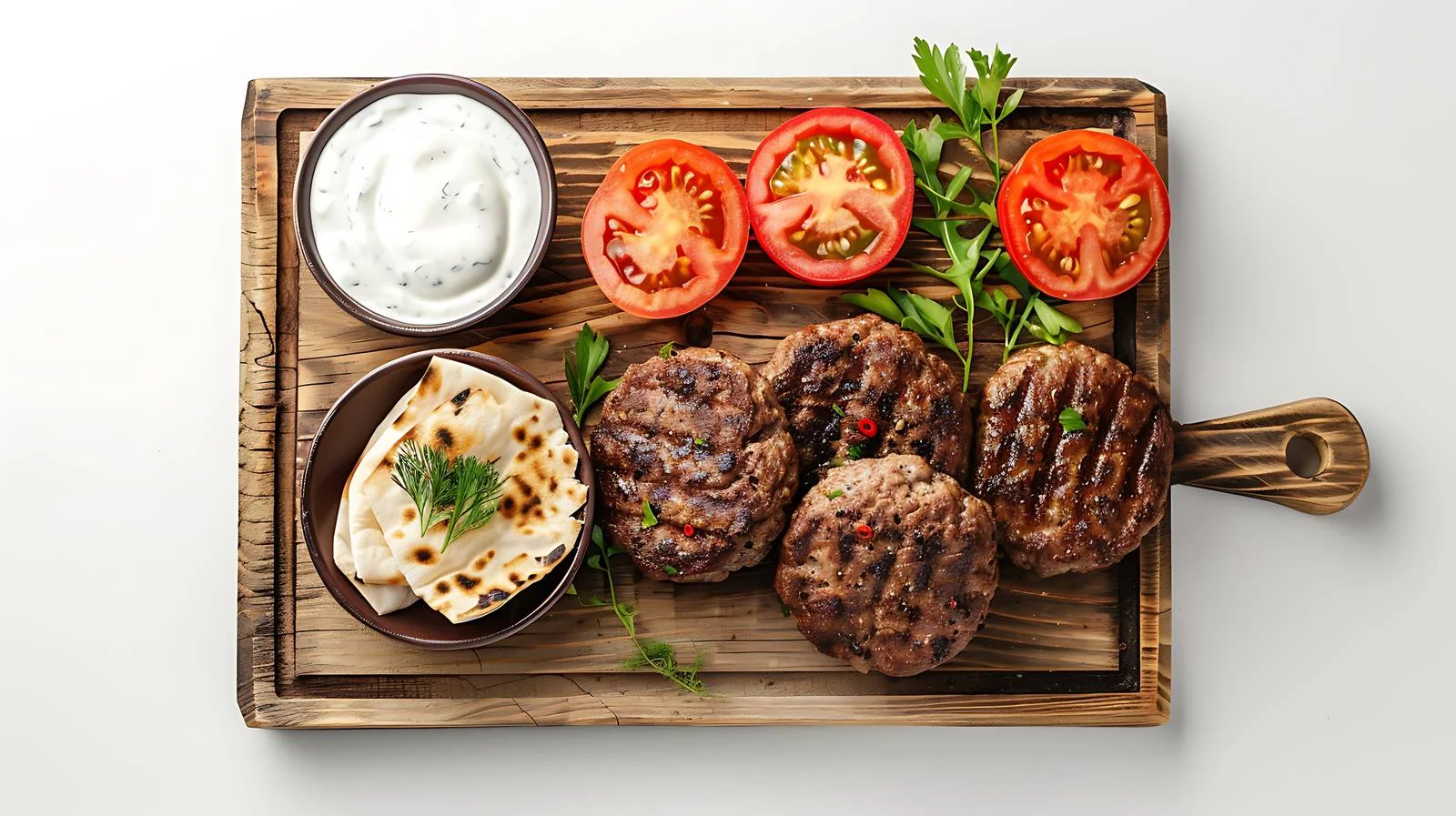 Beef Patty Preparation Top View — free download from Dotvec