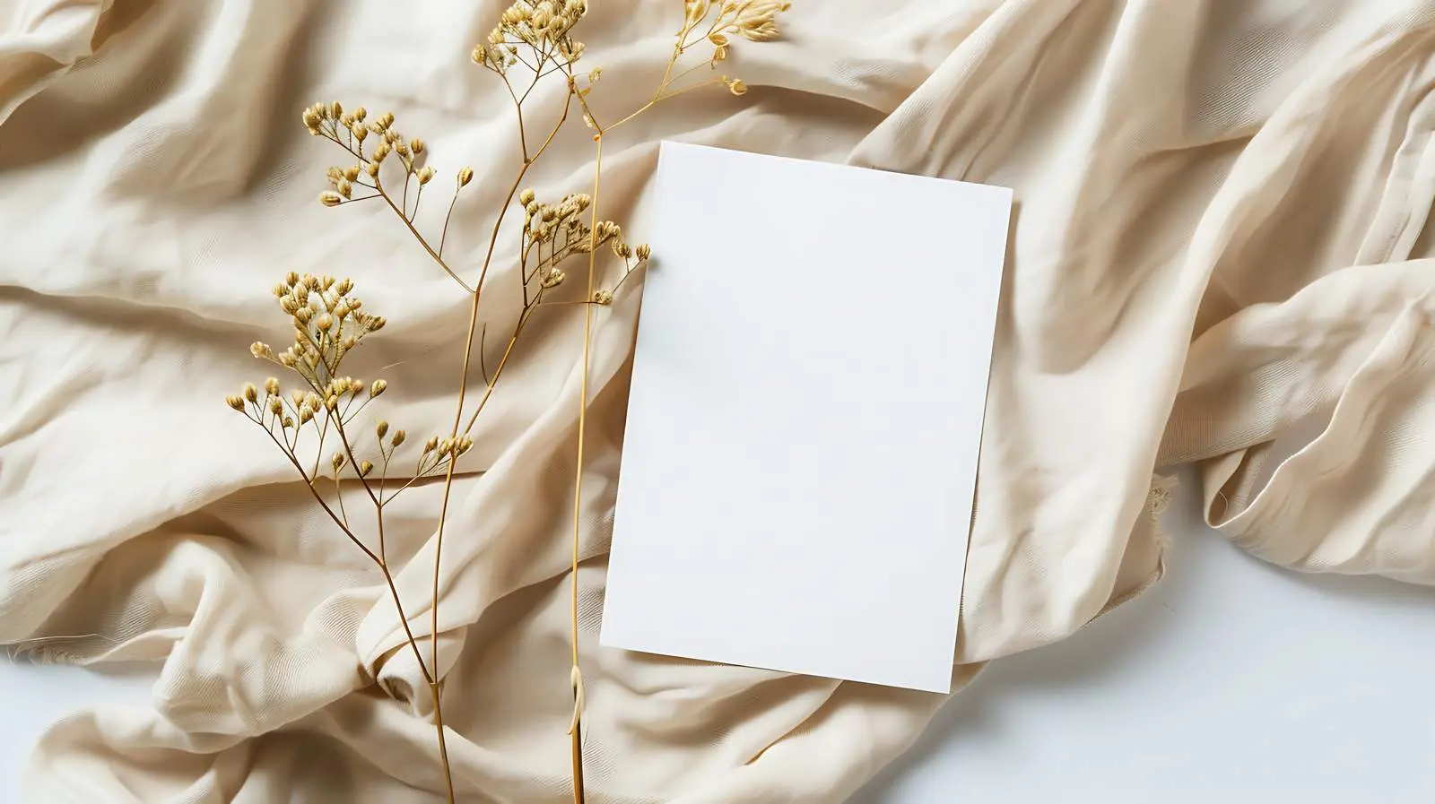 Blank Card Mockup for Design Presentation — free download from Dotvec