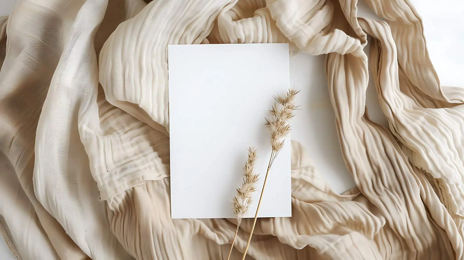 Blank Paper Sheet Mockup with Copy Space – free image placeholder image from Dotvec