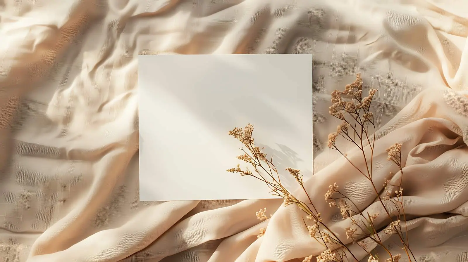 Mockup of Blank Paper Sheet on Table — free download from Dotvec