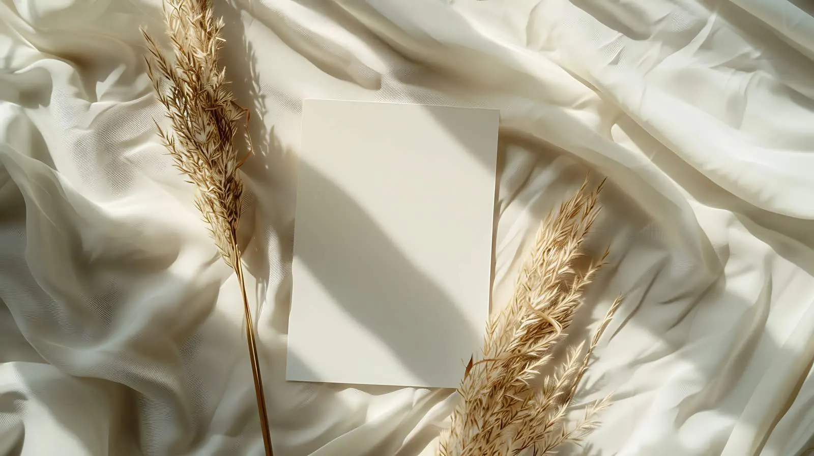 Top View of Blank Paper Sheet Mockup — free download from Dotvec