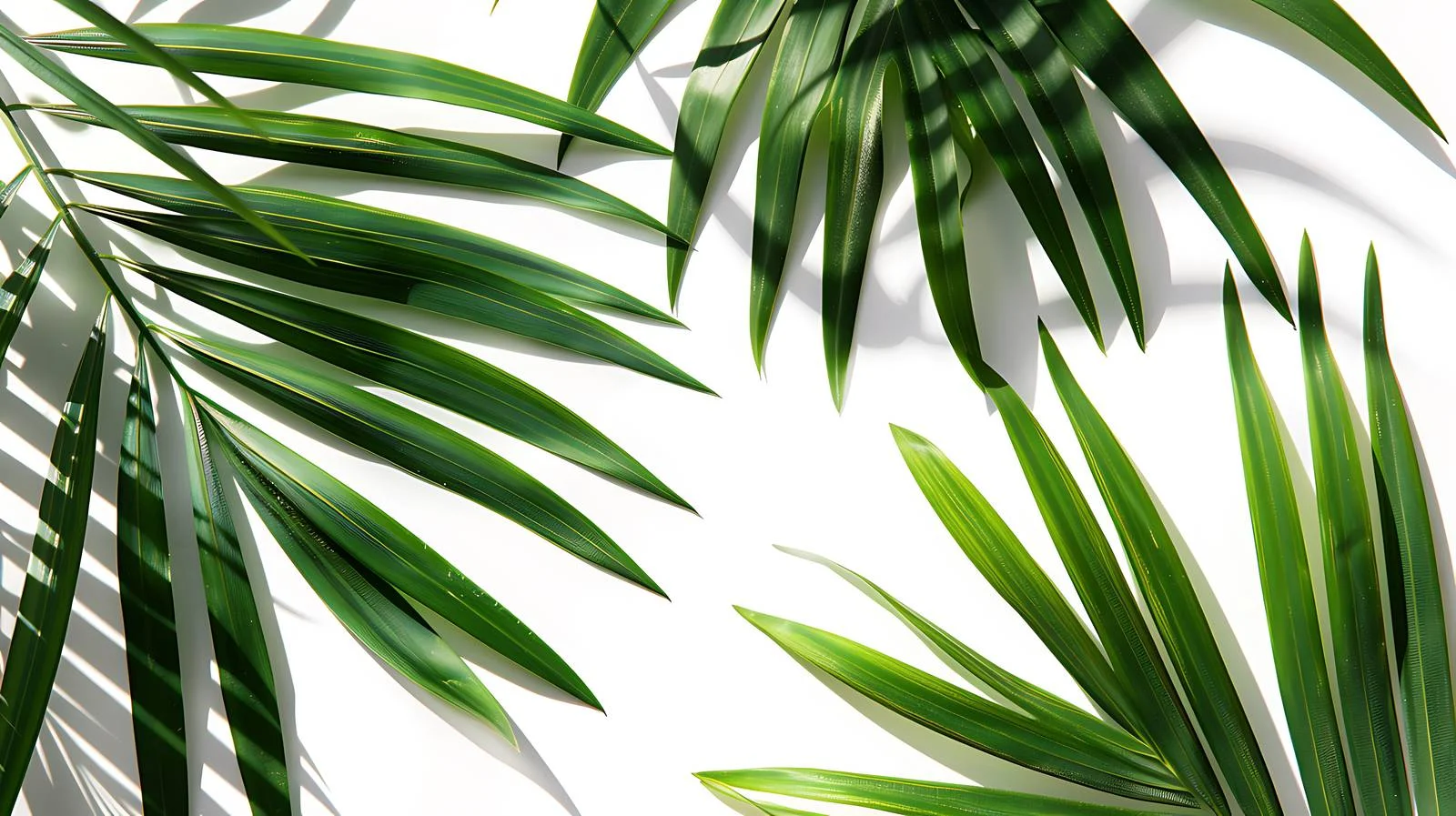 Tropical Leaf Shadow on White Background — free download from Dotvec
