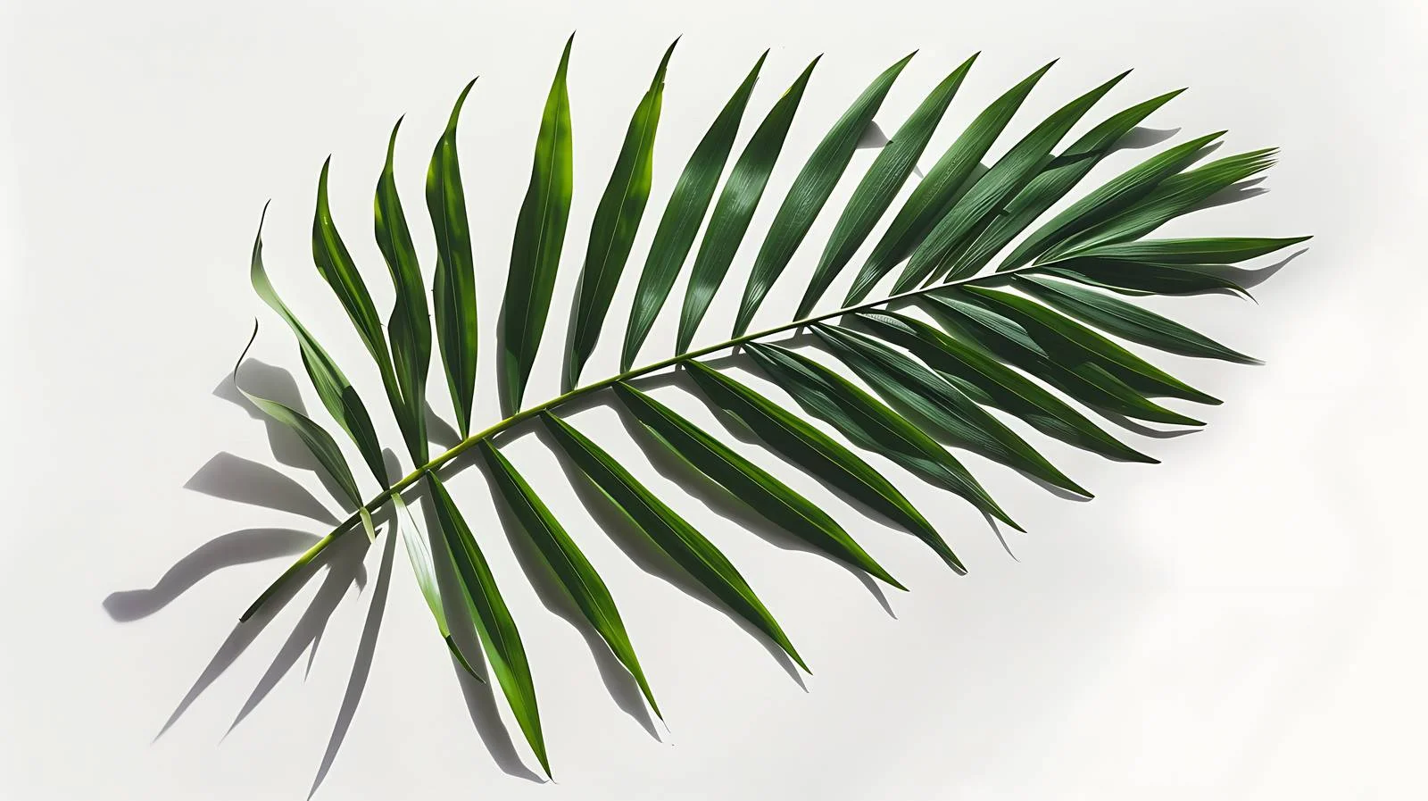 Tropical Leaf Shadow on White Background — free download from Dotvec