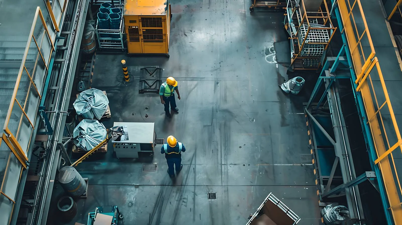 Discussion Between Workers in Industrial Setting — free download from Dotvec