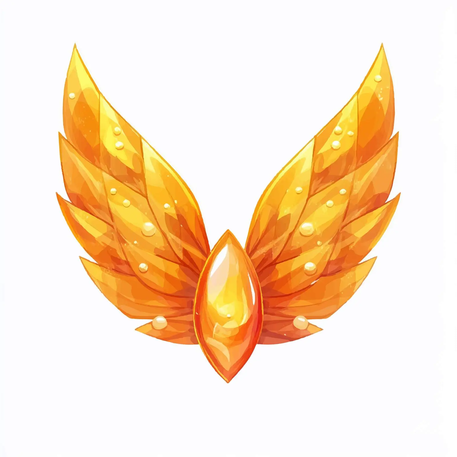 Topaz Design with Water Drops in Vector Style — free download from Dotvec