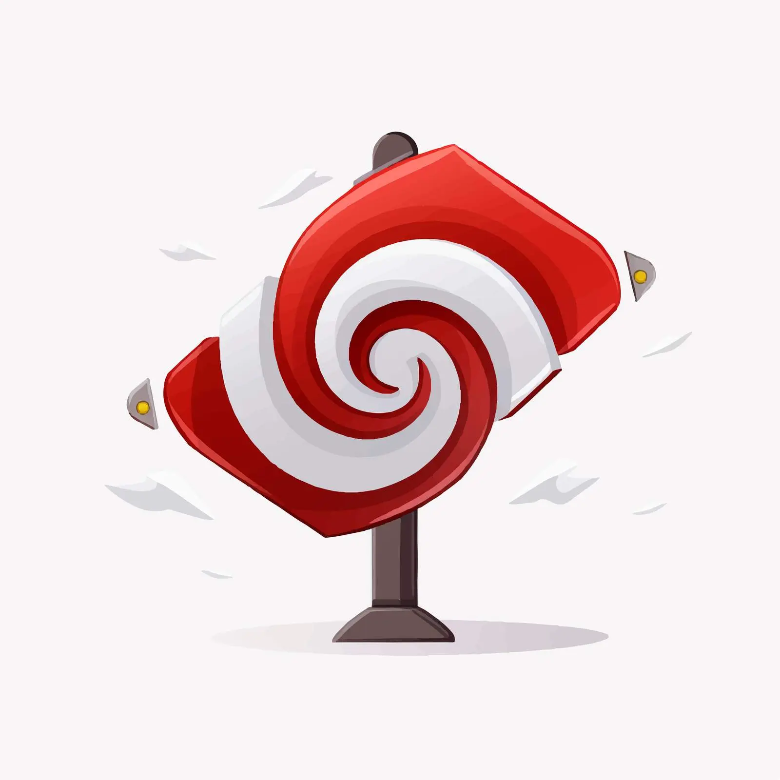 Tornado Warning Sign Vector Illustration — free download from Dotvec