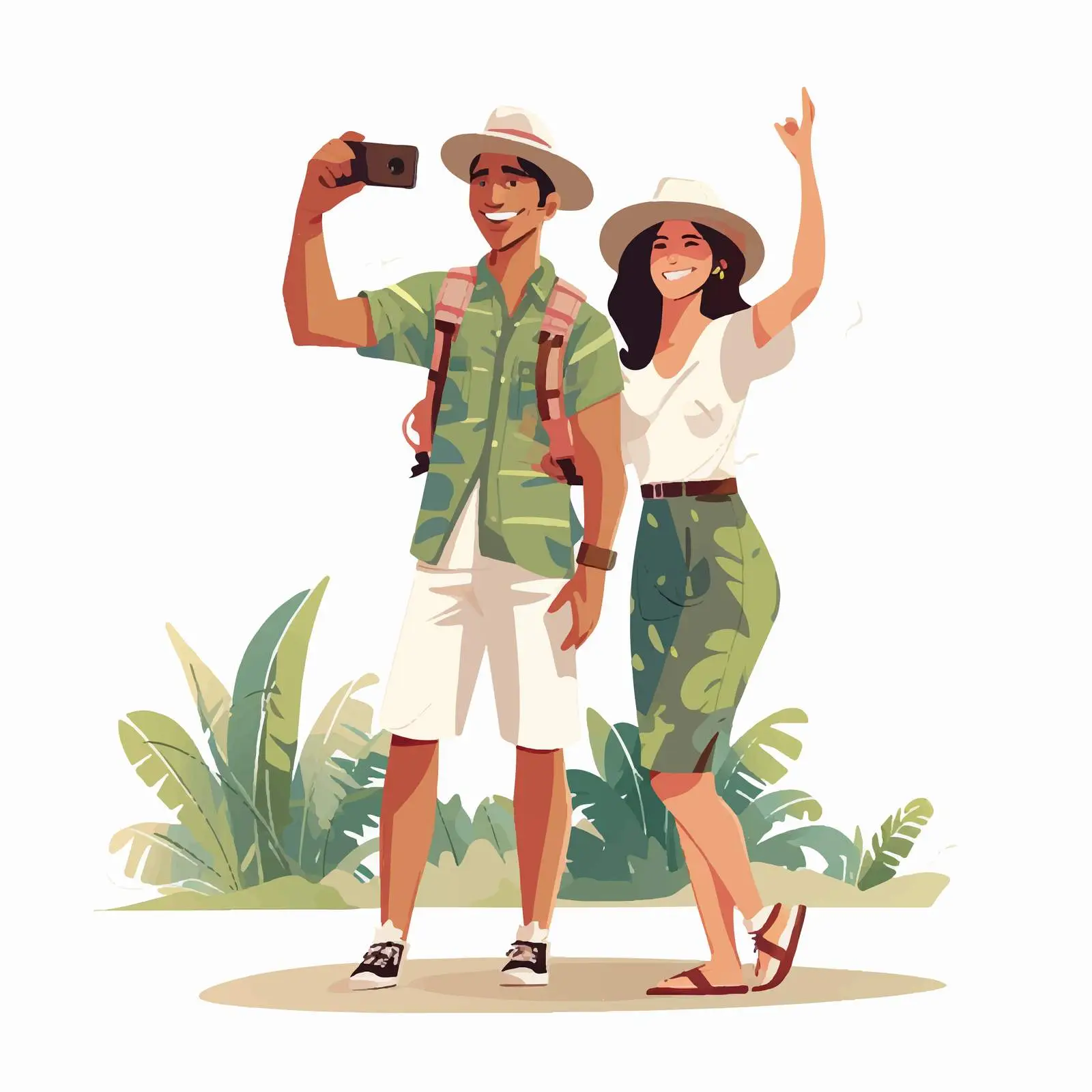 Summer Holidays: Couple Enjoying Vacation Together — free download from Dotvec