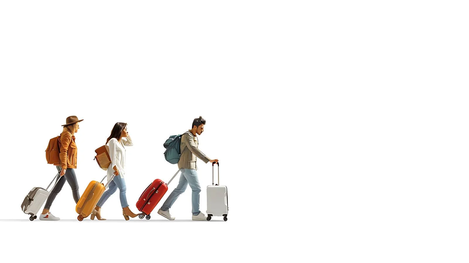 Tourists Check-In at Hotel — free download from Dotvec