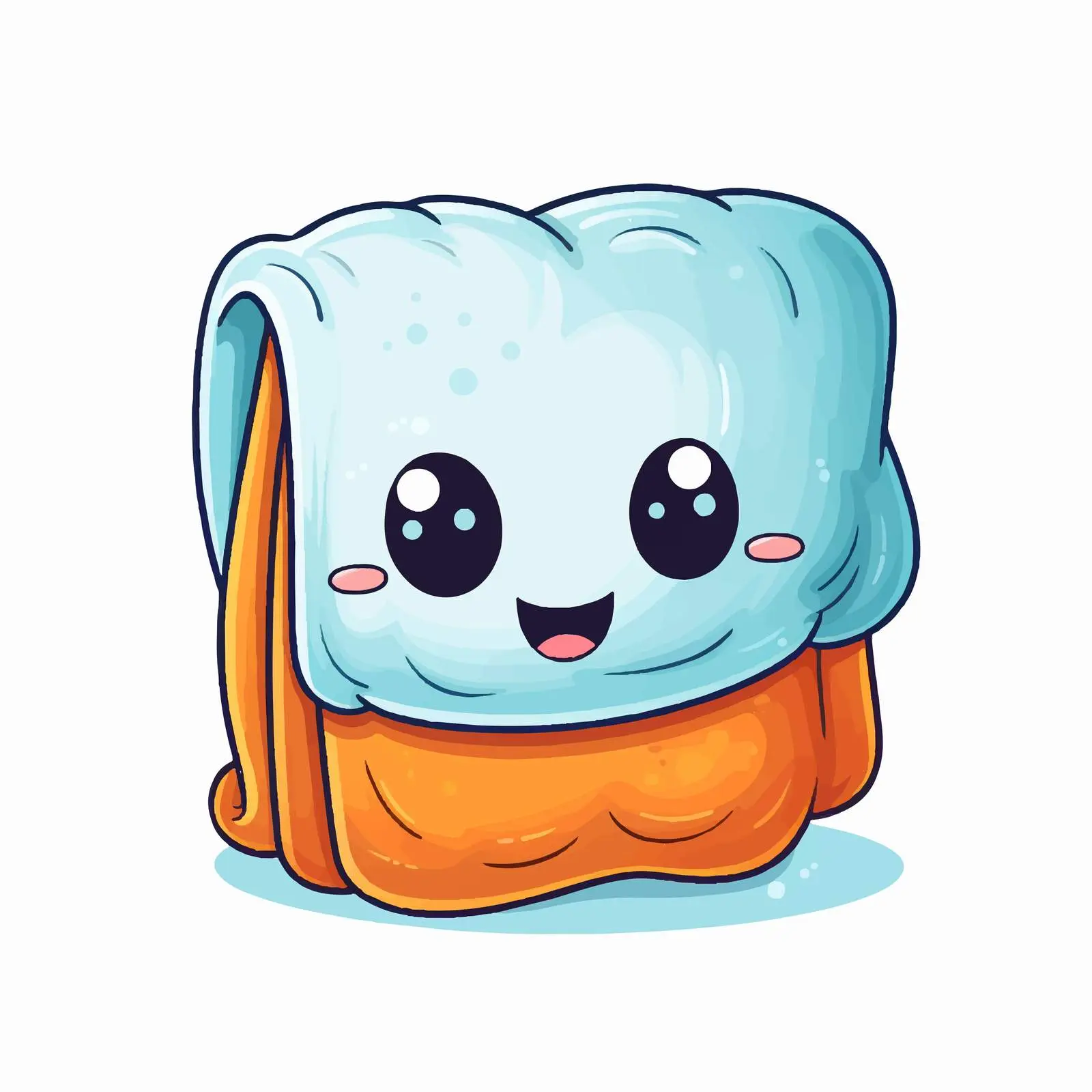 Cartoon Towel Vector Illustration Isolated — free download from Dotvec