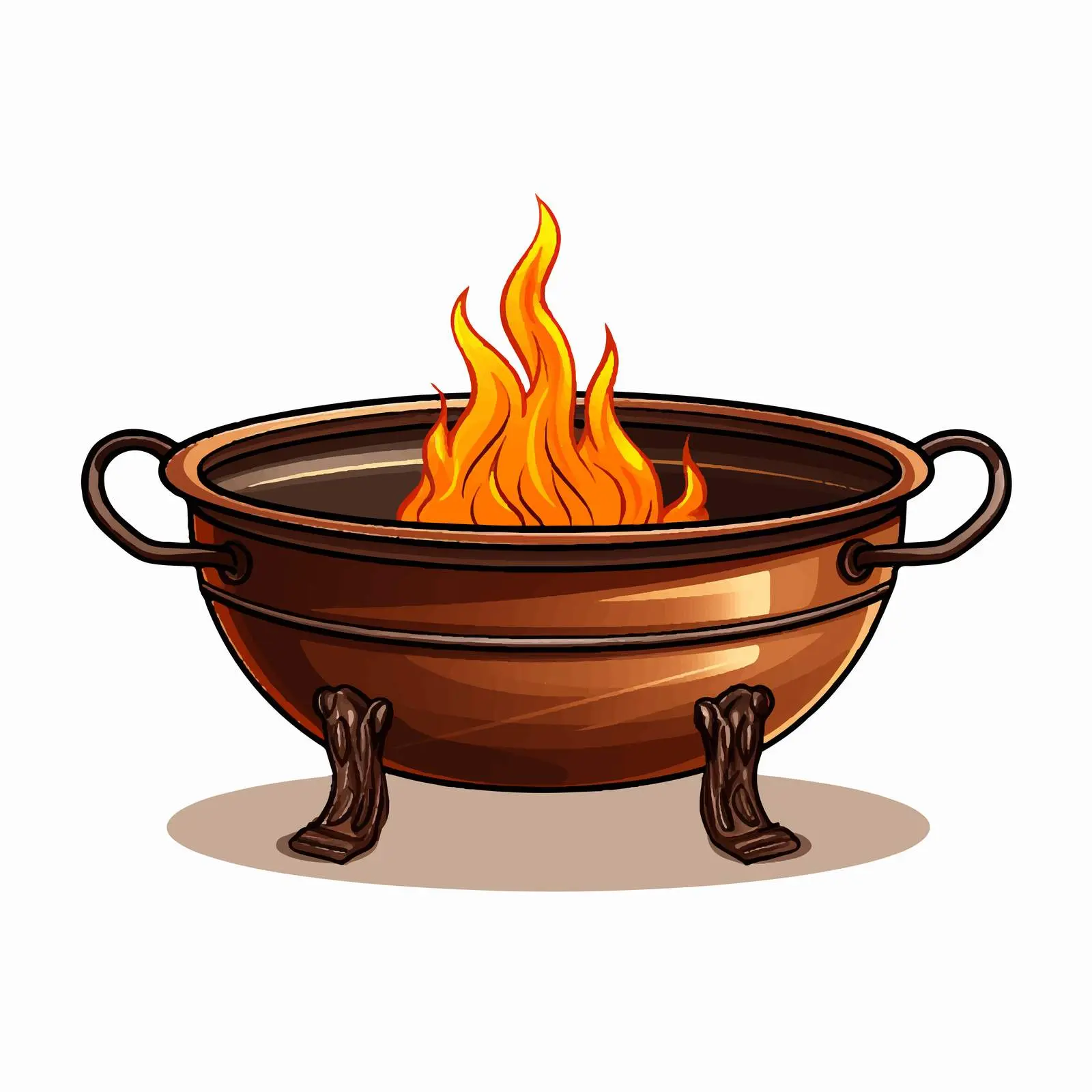 Traditional Classic Brazier Vector Illustration — free download from Dotvec