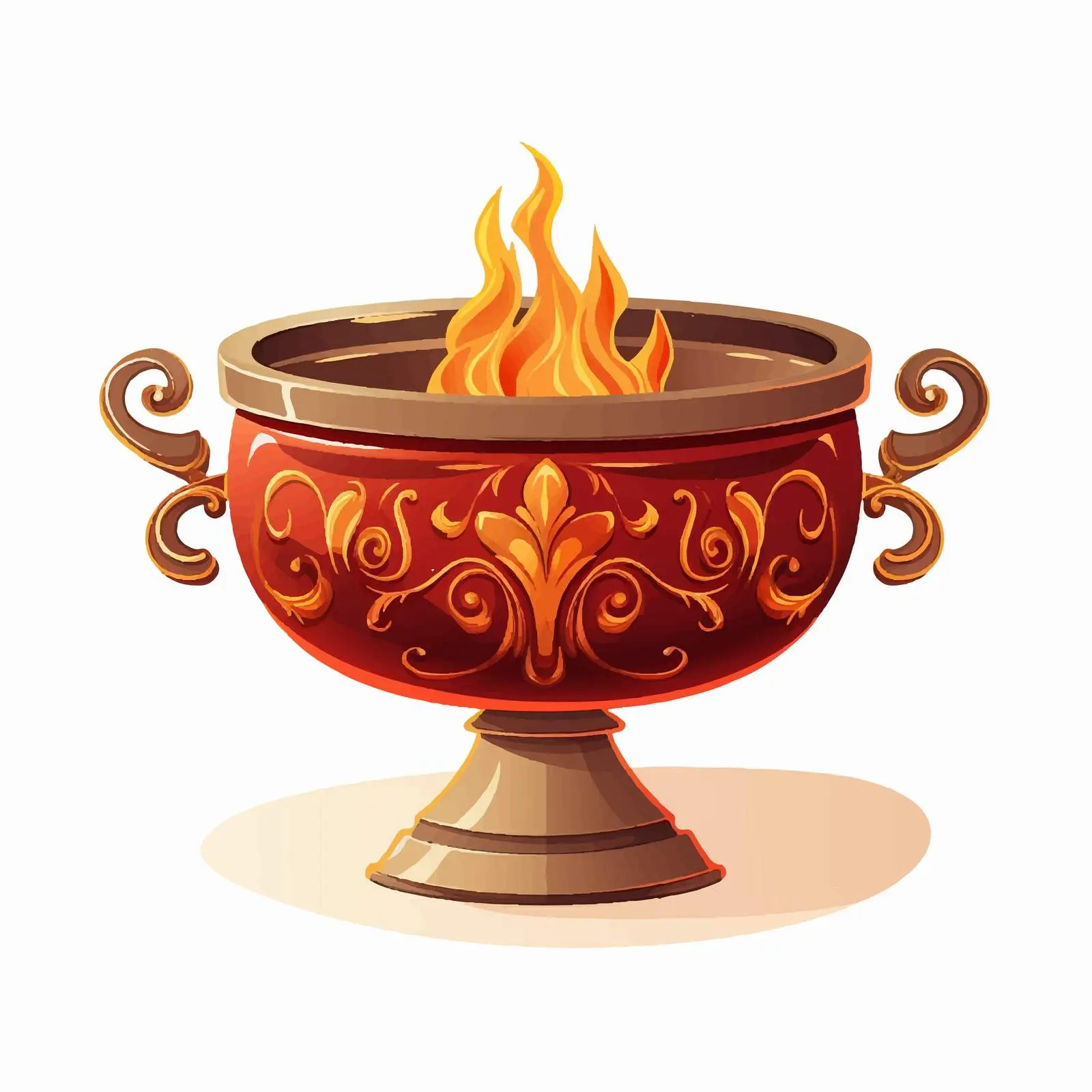 Classic Brazier Vector Illustration — free download from Dotvec