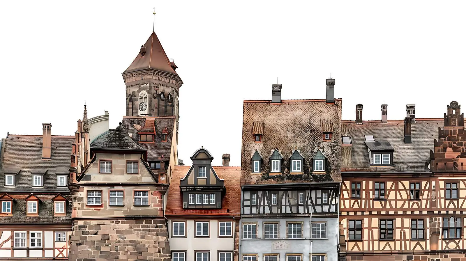 Traditional European Architecture in Nuremberg – free church image from Dotvec