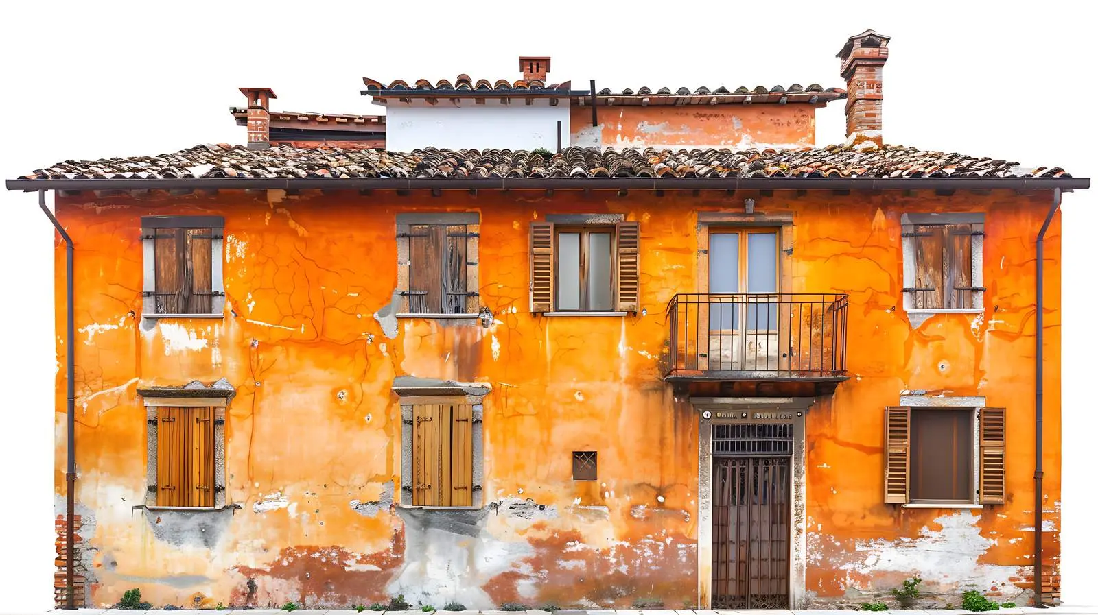 Colorful Rustic European Building Exterior — free download from Dotvec