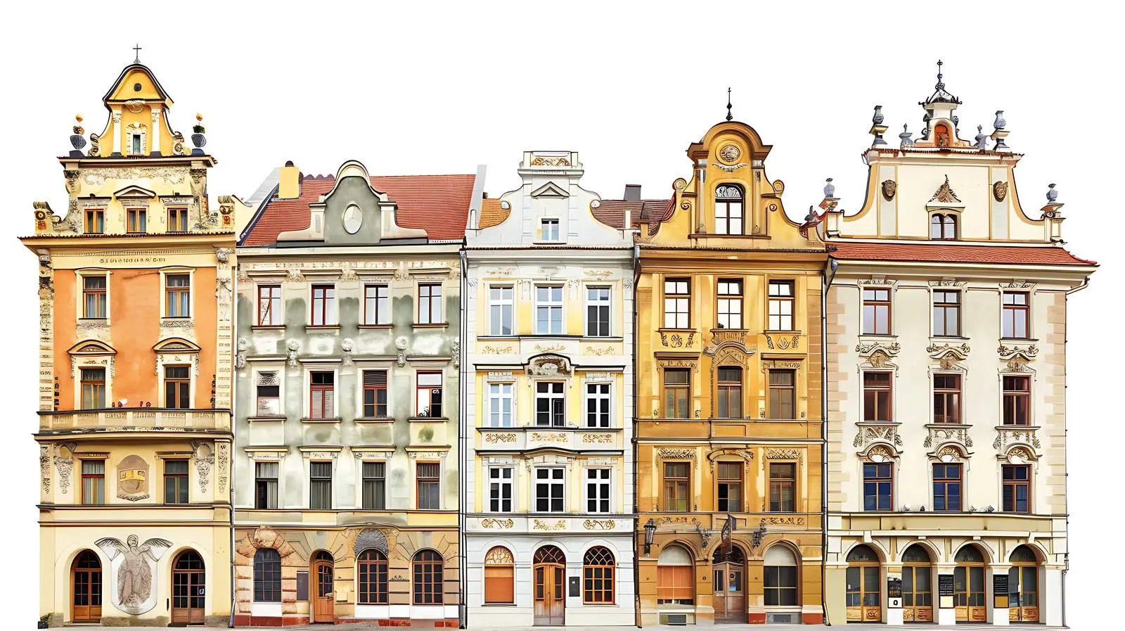 Historic Building in Traditional European Old Town — free download from Dotvec