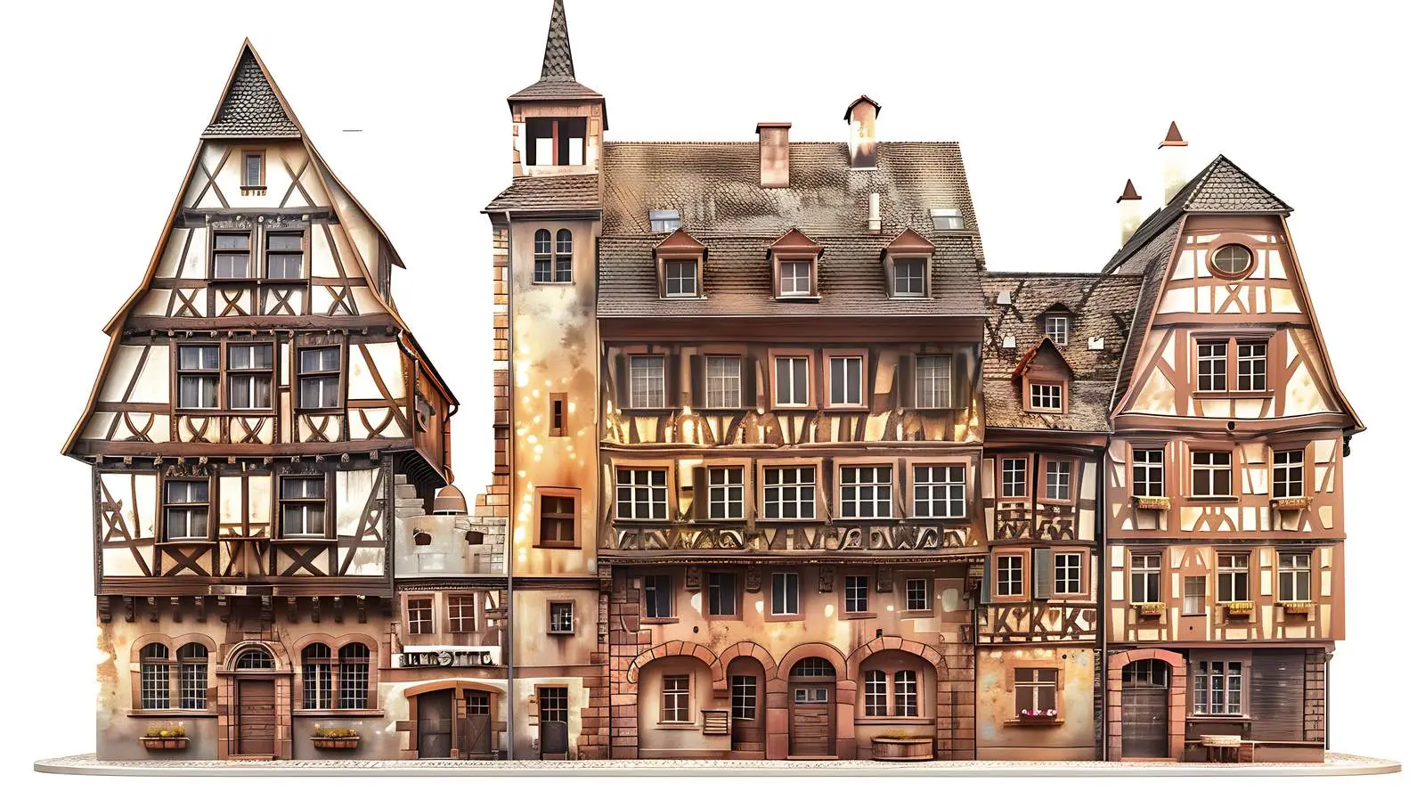Historic European Old Town Architecture – free exploring image from Dotvec