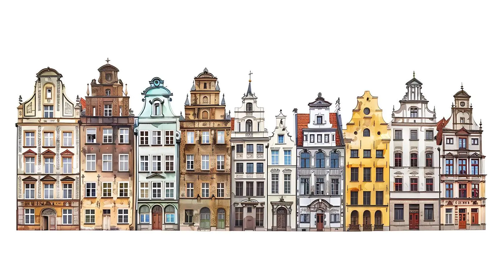 Historic Traditional European Old Town Architecture – free world image from Dotvec