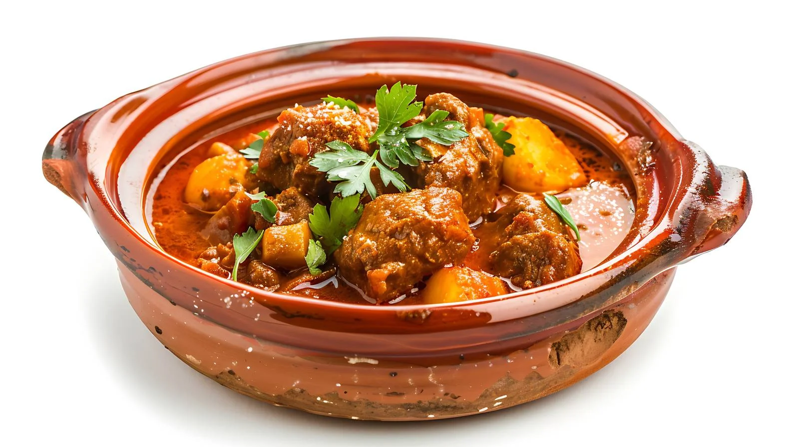 Authentic Hungarian Letcho on White Background — free download from Dotvec