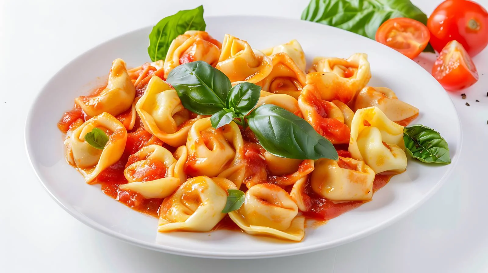Exquisite Tortellini with Rich Tomato Sauce — free download from Dotvec