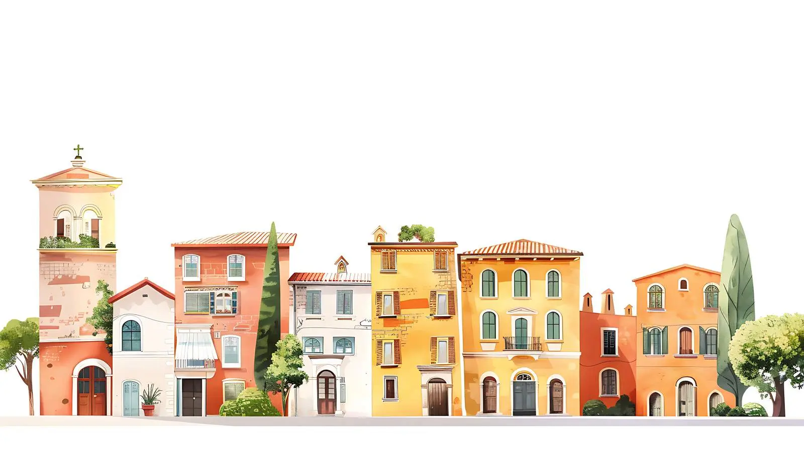 Traditional Old Italian Architecture Details – free artistic elements image from Dotvec