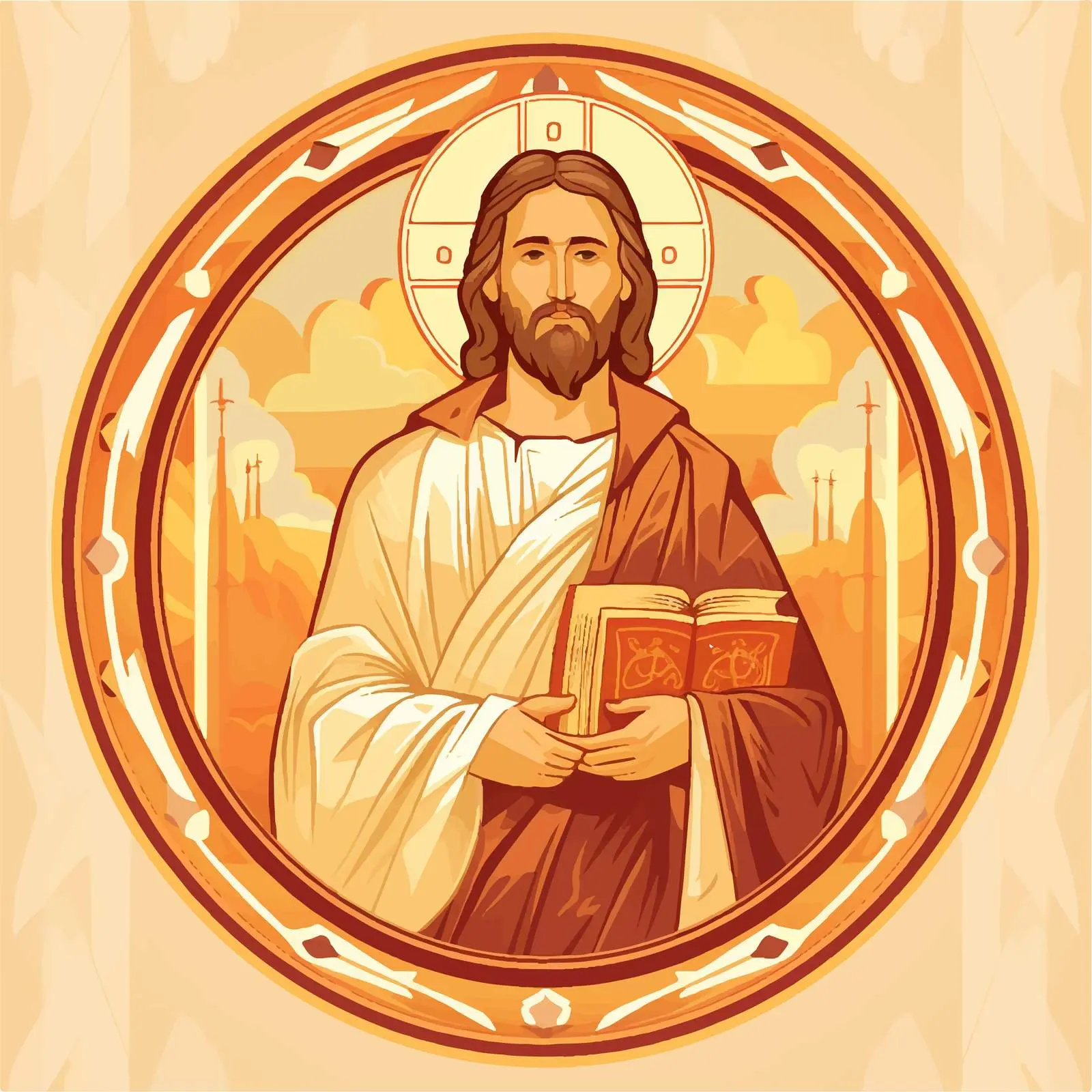 Orthodox Icon of John the Apostle — free download from Dotvec