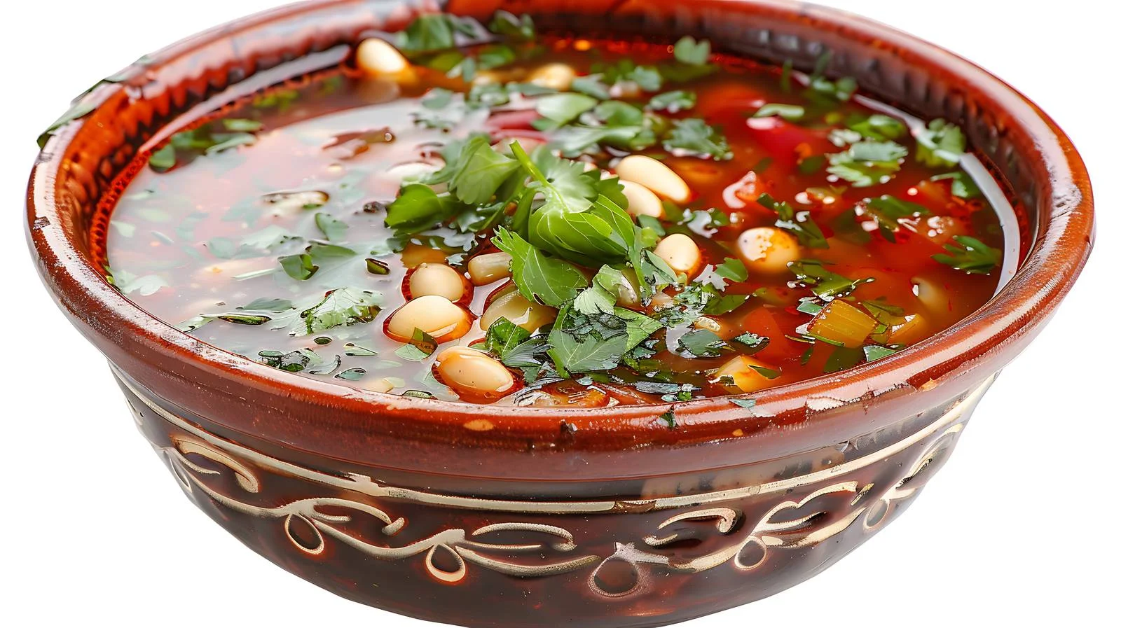 Delicious Ukrainian Russian Borscht with Beans — free download from Dotvec