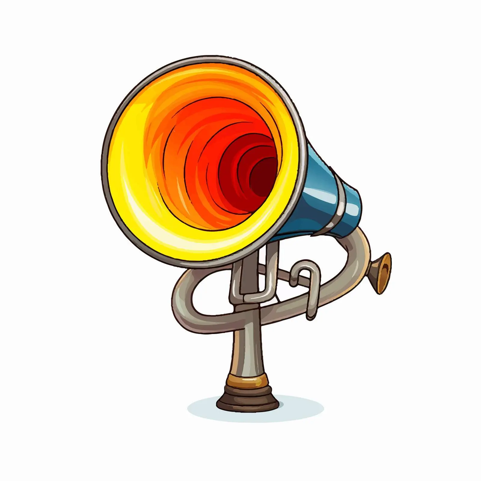 Traffic Signs No Sounding Horn Vector Illustration — free download from Dotvec