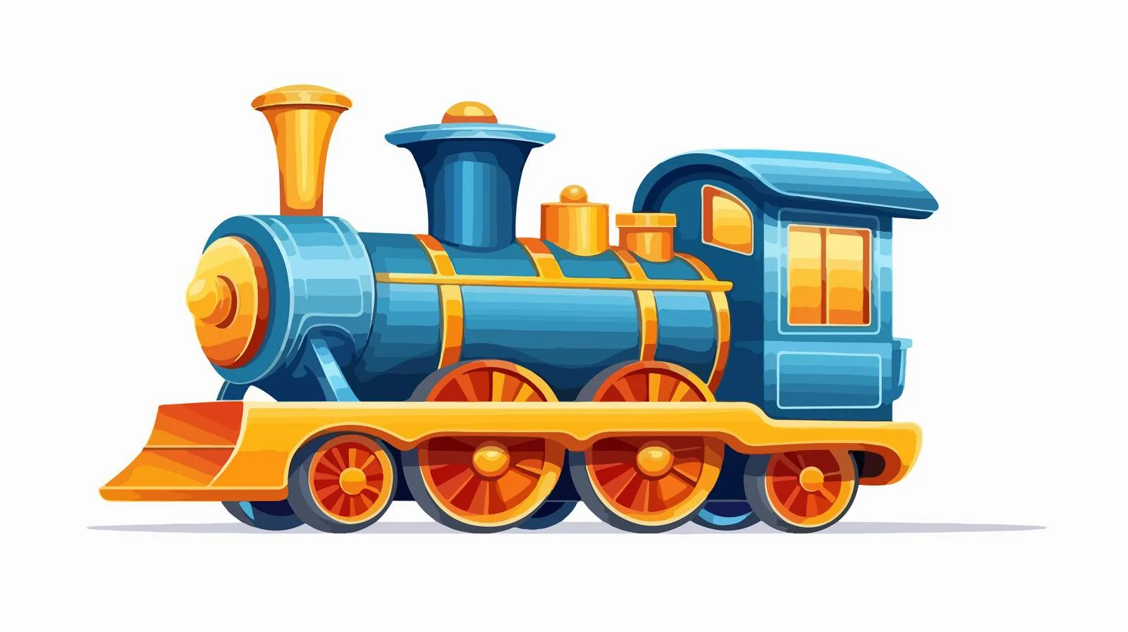 Quality Plastic Train Toy — free download from Dotvec