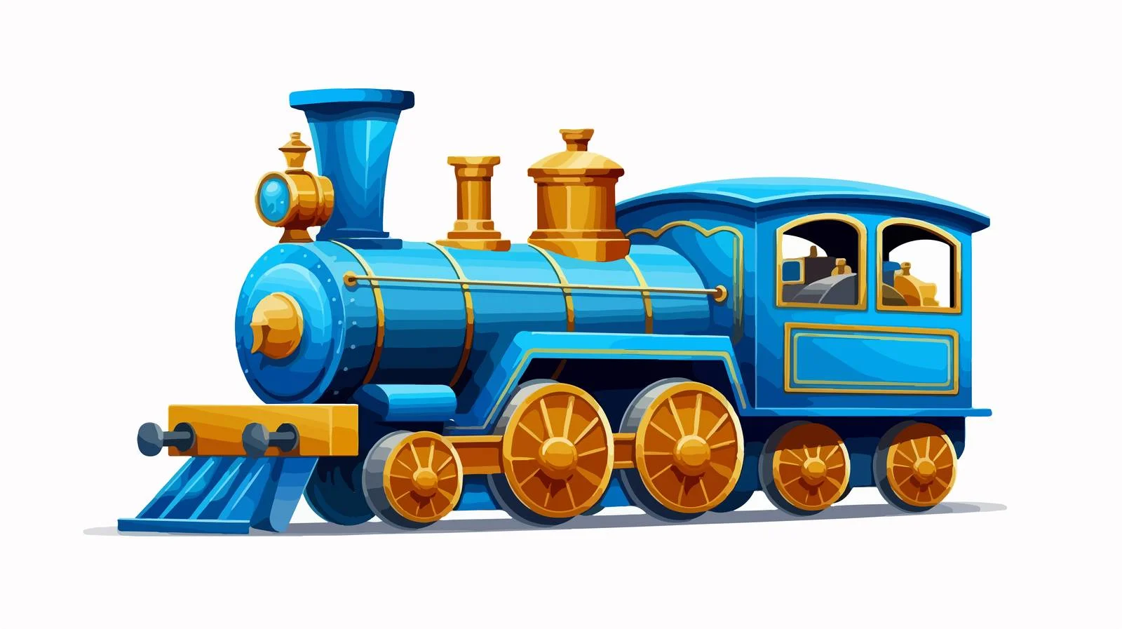 Quality Plastic Train Toy — free download from Dotvec