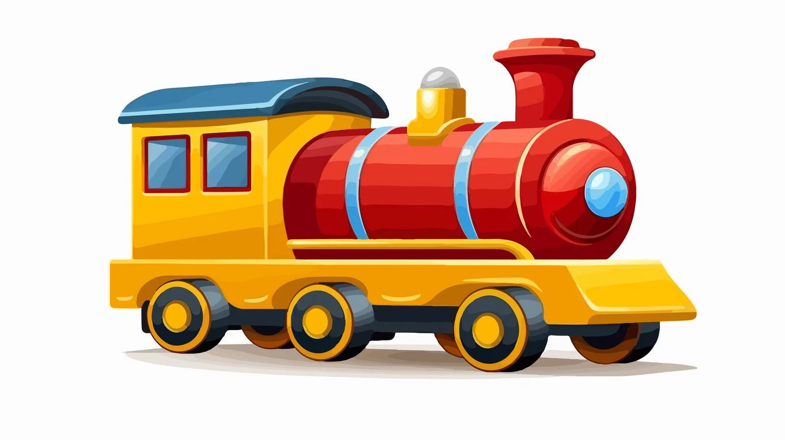 Quality Plastic Train Toy — free download from Dotvec