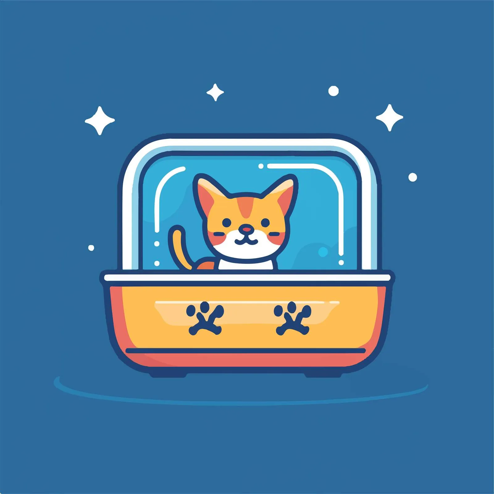 Pet Transport Box Flat Vector Illustration — free download from Dotvec