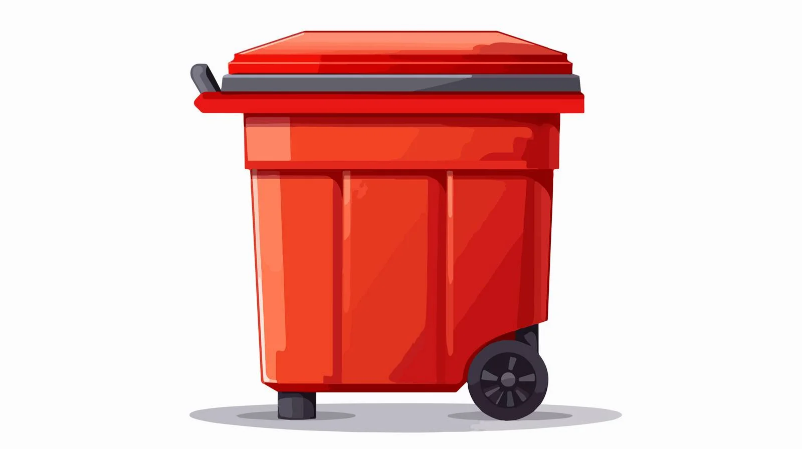 High-Quality Cartoon Trash Bin — free download from Dotvec