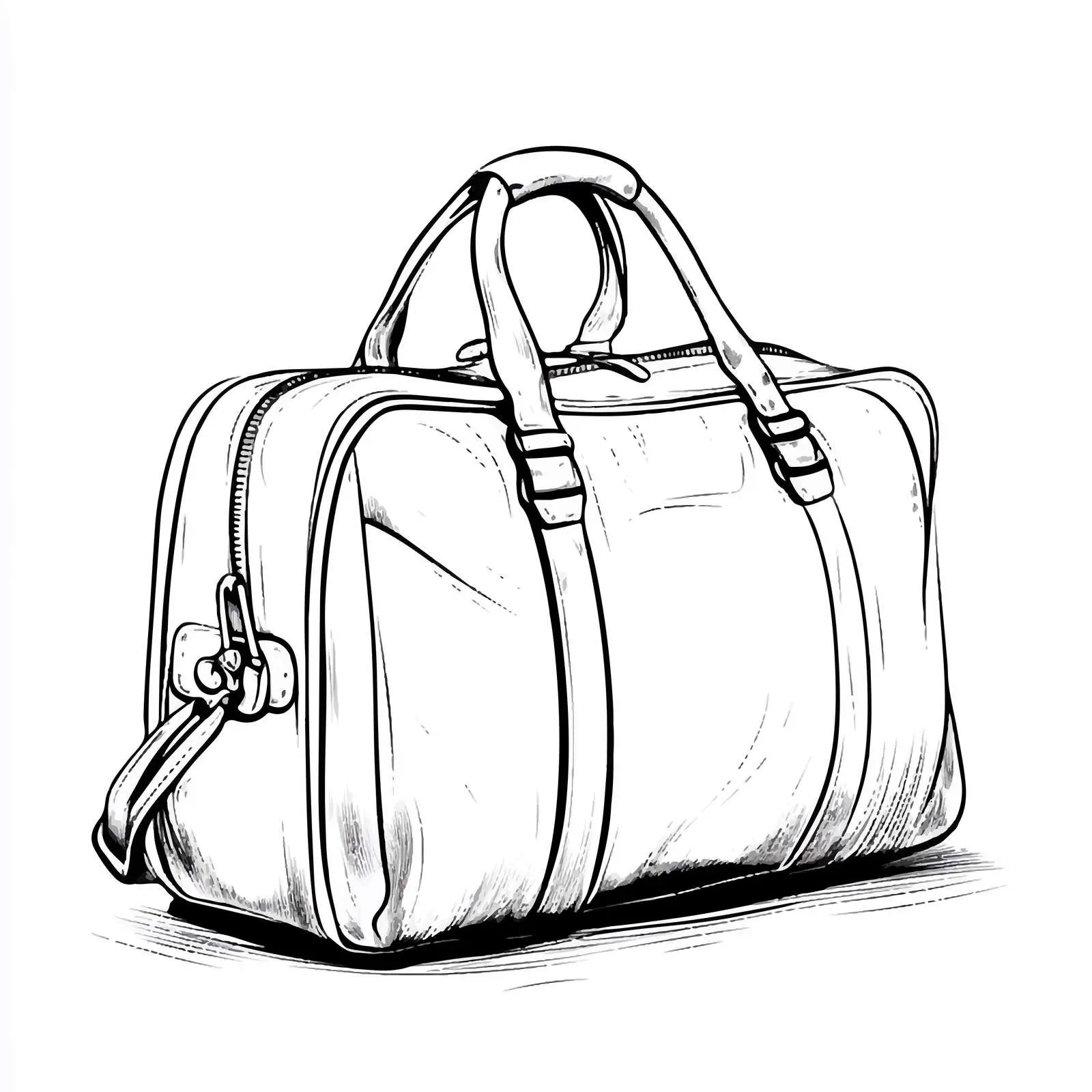Cartoon Travel Bag Vector Illustration — free download from Dotvec