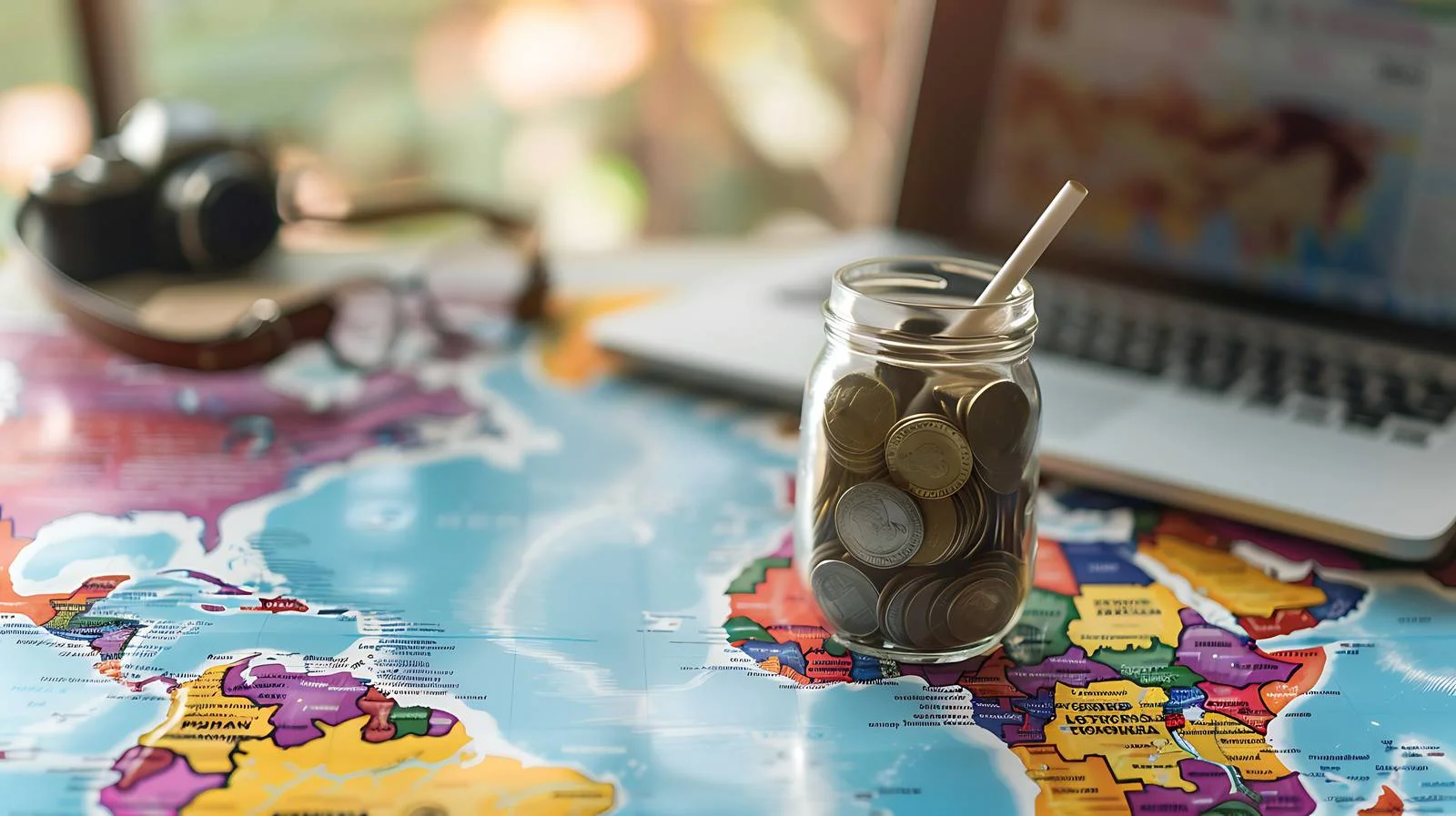 Travel Savings Jar for Tourist Use — free download from Dotvec